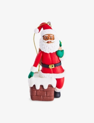 SELFRIDGES EDIT: March Muses Pops Christmas Chimney handmade clay Christmas decoration 12cm