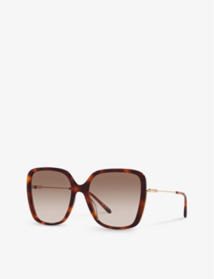 Shop Chloé Womens Ch0173s Square-frame Acetate Sunglasses Brown