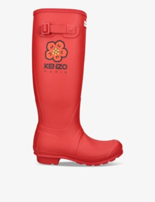 Kenzo X Hunter Wellington Boots In Red