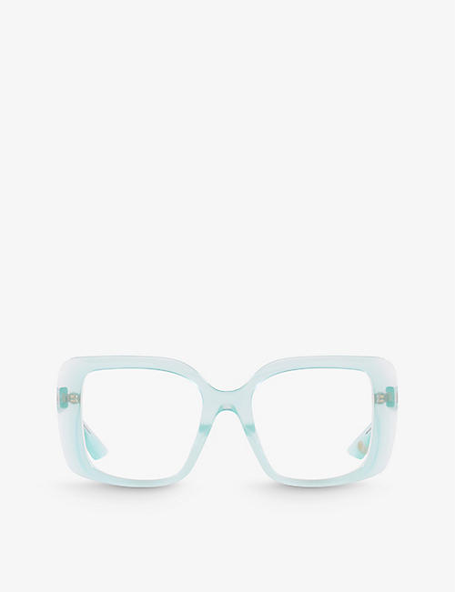 DITA: D4000426 Adabrah square-frame acetate eye glasses