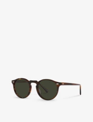 Oliver Peoples Womens Ov5456su Gregory Peck Round-frame Acetate Sunglasses