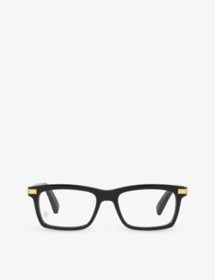 CARTIER: 6L001666 CT0420O rectangle-frame acetate glasses