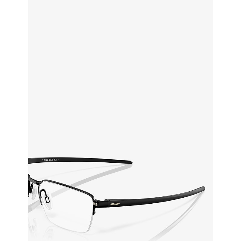 Shop Oakley Mens Ox5076 Sway Rectangle-frame Acetate Optical Glasses