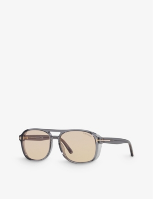 Tom Ford Womens Tr001630 Rosco Square-frame Acetate Sunglasses