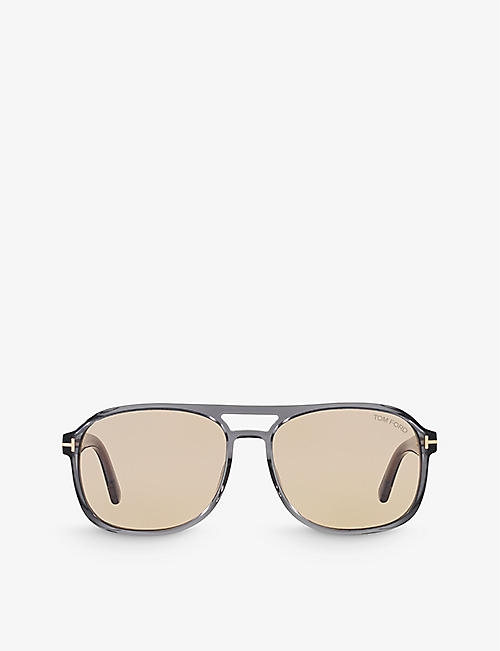 TOM FORD: TR001630 Rosco square-frame acetate sunglasses