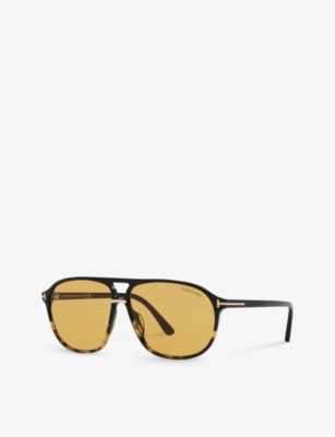 Tom Ford Womens Tr001634 Bruce Square-frame Polyamide Sunglasses
