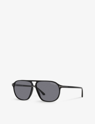 TOM FORD: TR001634 Bruce aviator-frame acetate sunglasses