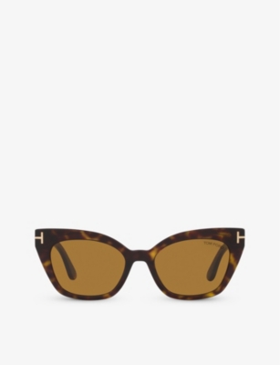 TOM FORD: TR001638 Juliette cat eye-frame acetate sunglasses