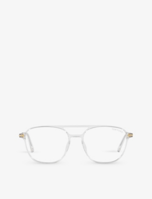 Tom Ford Womens Tr001660 Ft5874-b Pilot-frame Injected Glasses