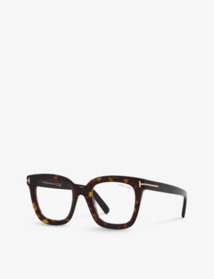 Tom Ford Womens Tr001663 Ft5880-b Square-frame Acetate Glasses