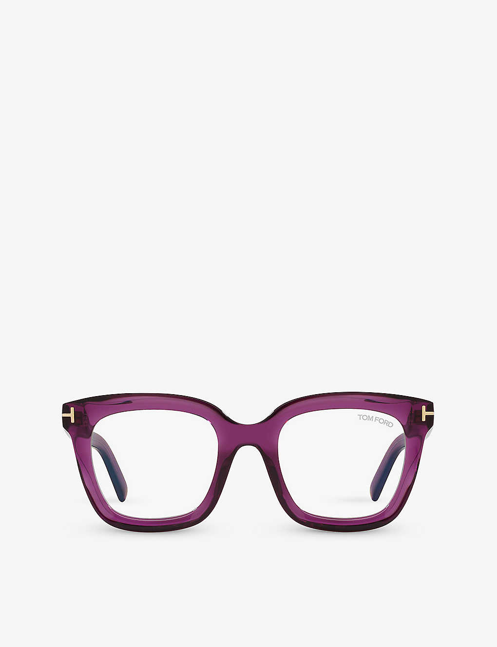 Tom Ford Womens Tr001663 Ft5880-b Square-frame Acetate Glasses