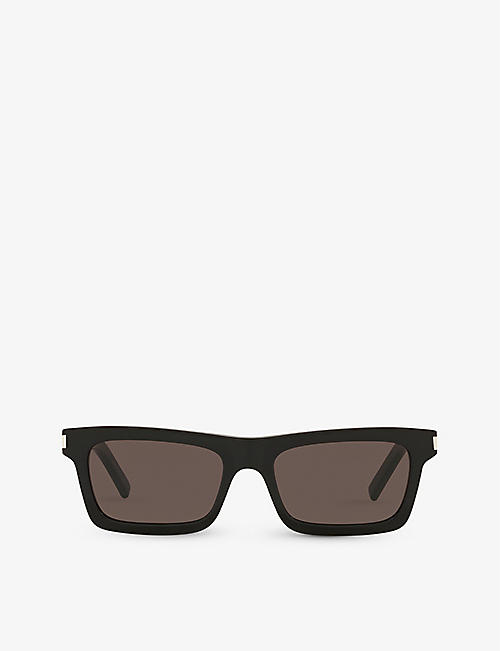 SAINT LAURENT: SL 461 Betty rectangle-frame acetate sunglasses