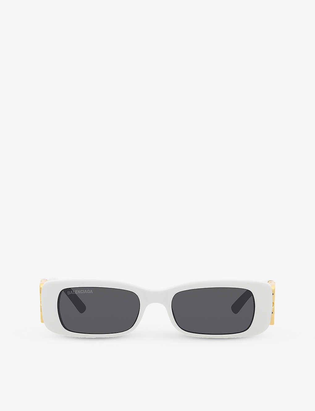 Balenciaga Mens Bb0096s Rectangular-frame Acetate Sunglasses