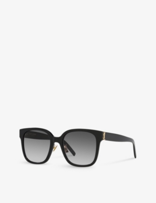 Saint Laurent Womens Ys000465 Sl M105/f Cat Eye-frame Acetate Sunglasses