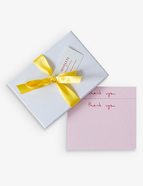 HEATHER EVELYN: Thank You notelets pack of 10