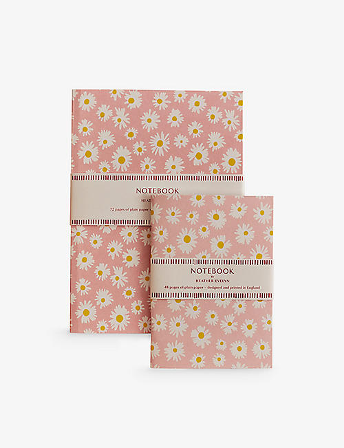HEATHER EVELYN: Perfect daisy-print paper notebook set