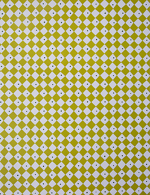HEATHER EVELYN: Diamond-print wrapping paper 70cm x 49cm