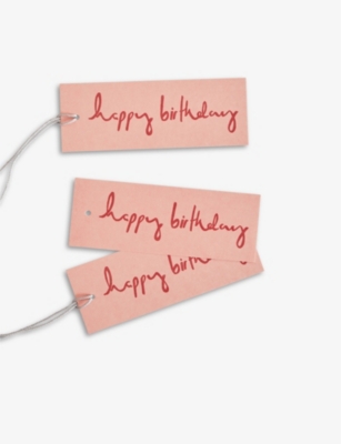 HEATHER EVELYN: Happy Birthday gift tags pack of eight