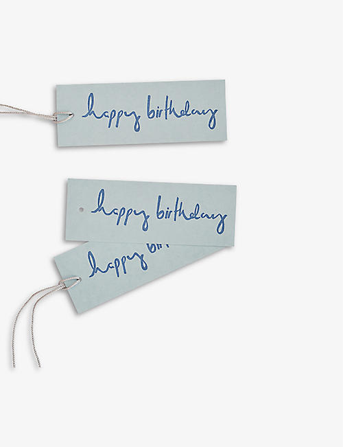 HEATHER EVELYN: Happy Birthday gift tags pack of eight