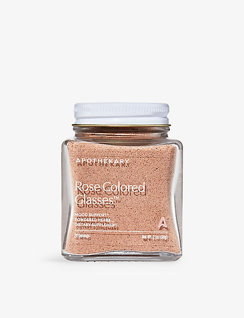 APOTHEKARY: Rose Colored Glasses herbal supplement 60g