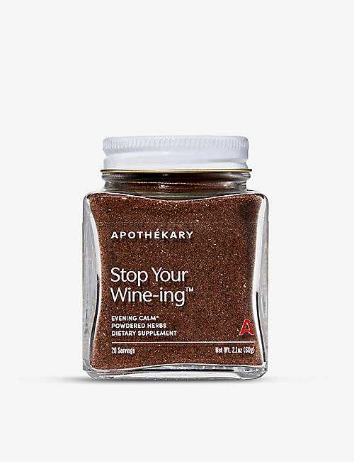 APOTHEKARY: Stop Your Wine-ing herbal supplement 60g