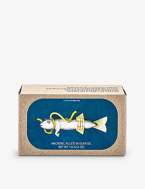 JOSE GOURMET: Mackerel fillets tinned fish in olive oil 125g
