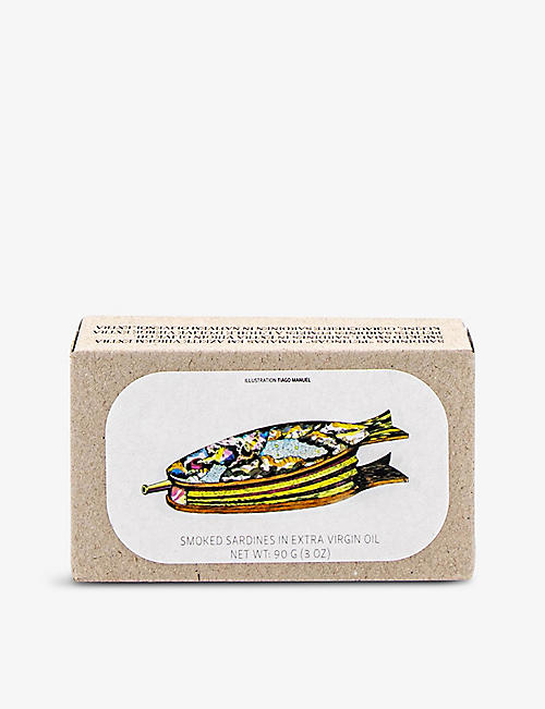 JOSE GOURMET: Smoked small sardines in extra-virgin olive oil tinned fish 90g