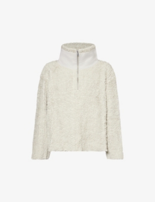 CRAIG GREEN: Funnel-neck textured cotton pullover