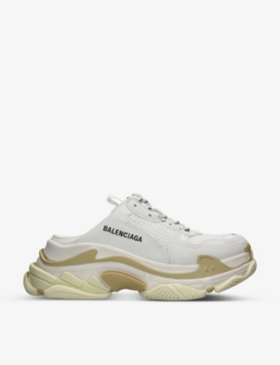 Balenciaga triple hot sale s white selfridges