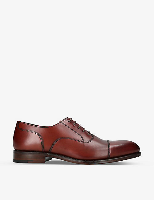 LOAKE: Stonegate toe-cap leather Oxford shoes