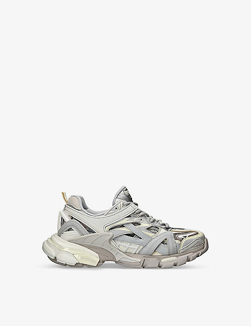 BALENCIAGA: Track 2 panelled chunky-soled mesh low-top trainers 2-8 years