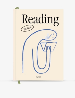 PAPIER: Nose In A Book Reading paper journal 21.5cm x 15cm