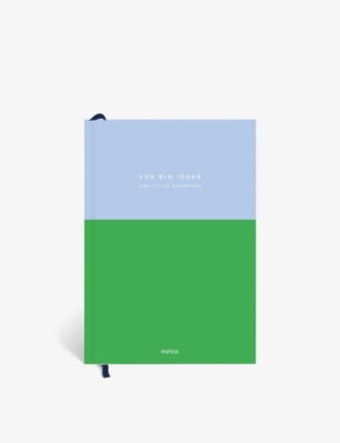 PAPIER: Colourblock lined notebook 21 x 15cm
