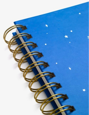 PAPIER: Shooting Stars spiral paper notebook 17.6cm x 25cm