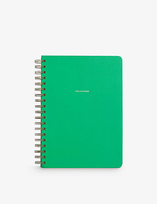 PAPIER: Pen to Paper lined spiral notebook 25cm x 17.6cm