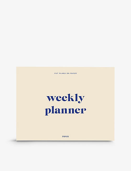 PAPIER: Joy weekly desk planner 24.1 x 17.7cm