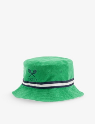 POLO RALPH LAUREN x Wimbledon logoembroidered stripeband cotton