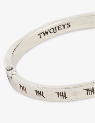 Shop Twojeys Men's Silver Hope 925 Sterling-silver Bracelet