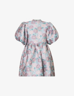SISTER JANE - Iceland Poppy floral-print woven-blend mini dress