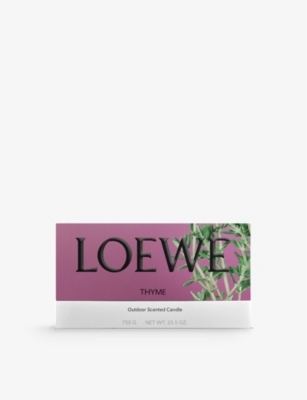 LOEWE: Thyme outdoor scented candle 750g