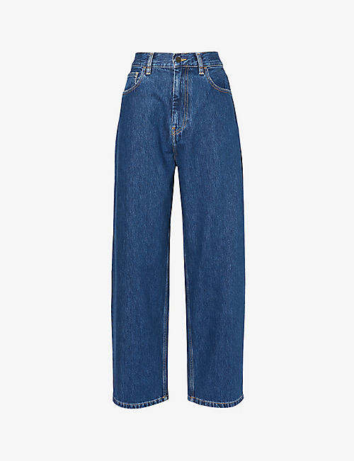 CARHARTT WIP: Brandon belt-loop straight-leg mid-rise jeans