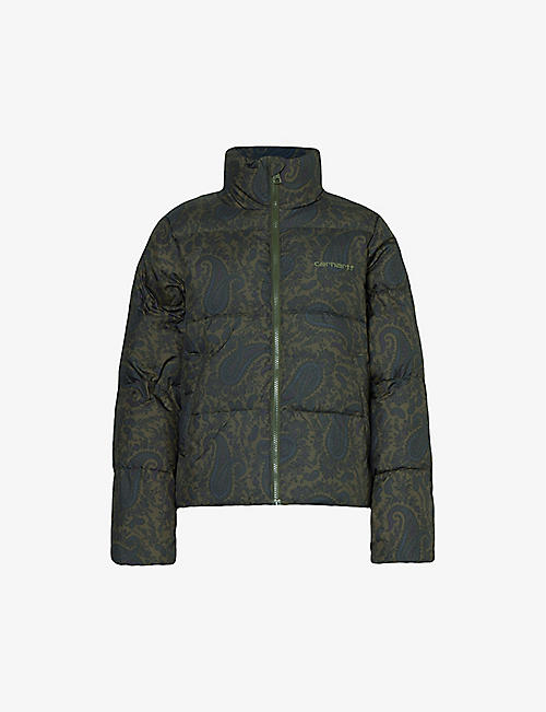 CARHARTT WIP: Springfield brand-embroidered boxy-fit recycled-polyester jacket