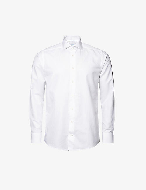 ETON: Business Casual slim-fit cotton-blend shirt