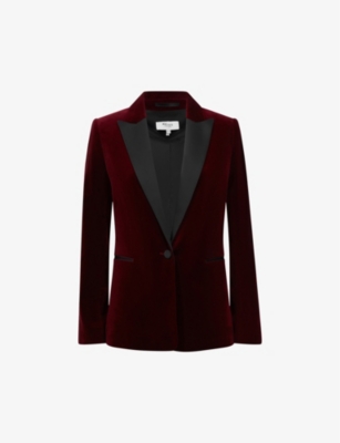 REISS Opal Velvet Blazer