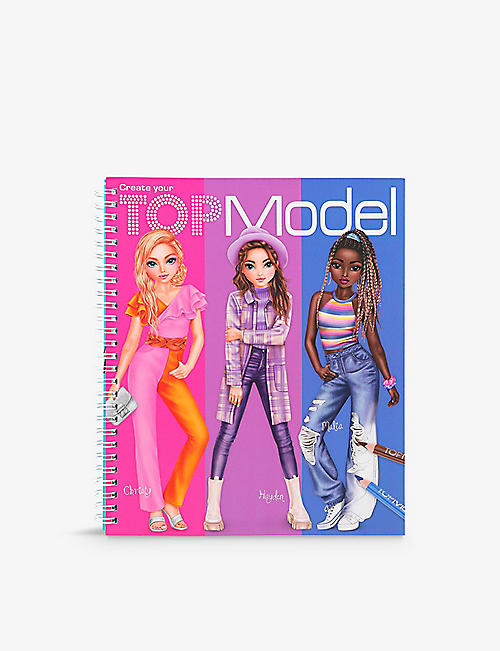 TOP MODEL: Create Your Own colouring book
