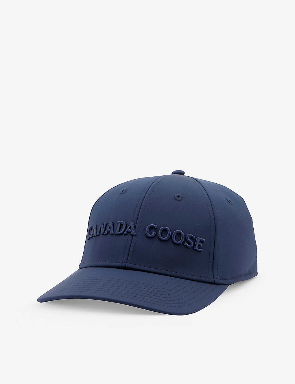 Canada Goose Mens Atlantic Navy New Tech Stretch-woven Baseball Cap In Blue