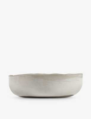Serax White La Mère Irregular Medium Stoneware Bowl 16.5cm