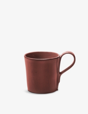 Shop Serax Red La Mère Venetian-handle Stoneware Coffee Cup 6.5cm