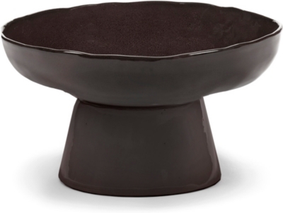 SERAX: La Mère irregular stand stoneware serving plate 31cm