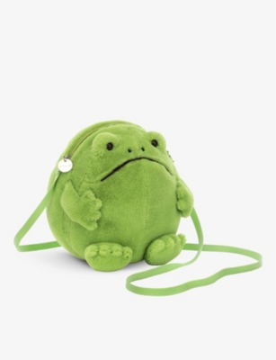JELLYCAT: Ricky Rain frog-shaped woven shoulder bag